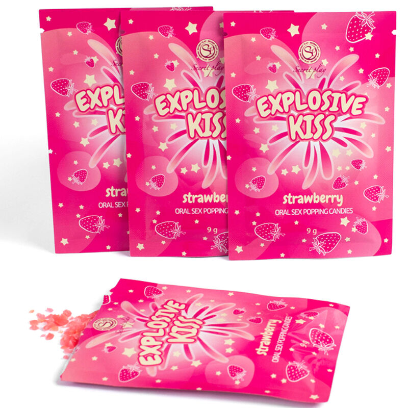 SECRETPLAY - BONBONS EXPLOSIFS À LA FRAISE SECRETPLAY COSMETIC