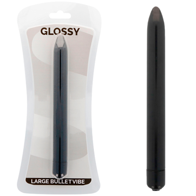 GLOSSY - VIBRATEUR SLIM NOIR GLOSSY