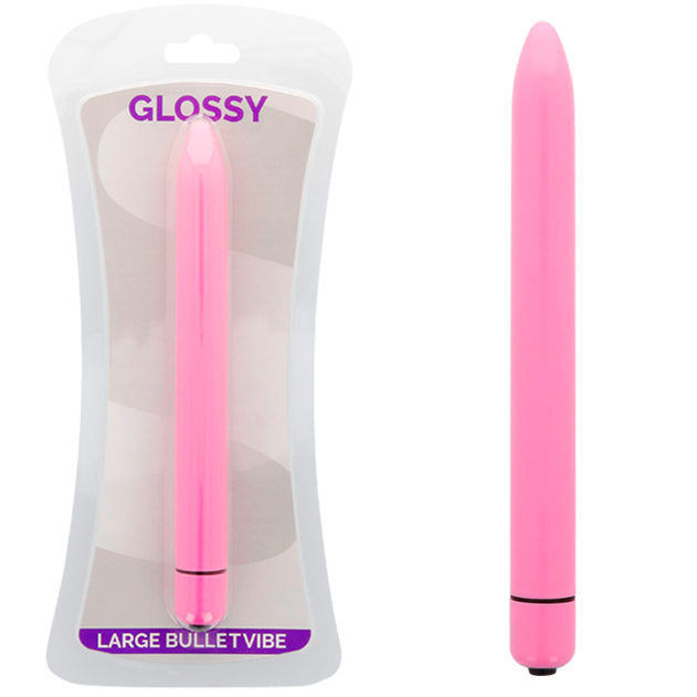 GLOSSY - VIBRATEUR SLIM DEEP ROSE GLOSSY