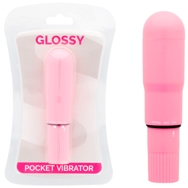GLOSSY - VIBRATEUR DE POCHE ROSE GLOSSY