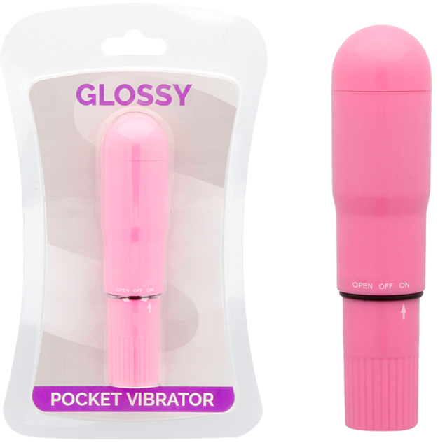GLOSSY - VIBRATEUR DE POCHE DEEP ROSE GLOSSY