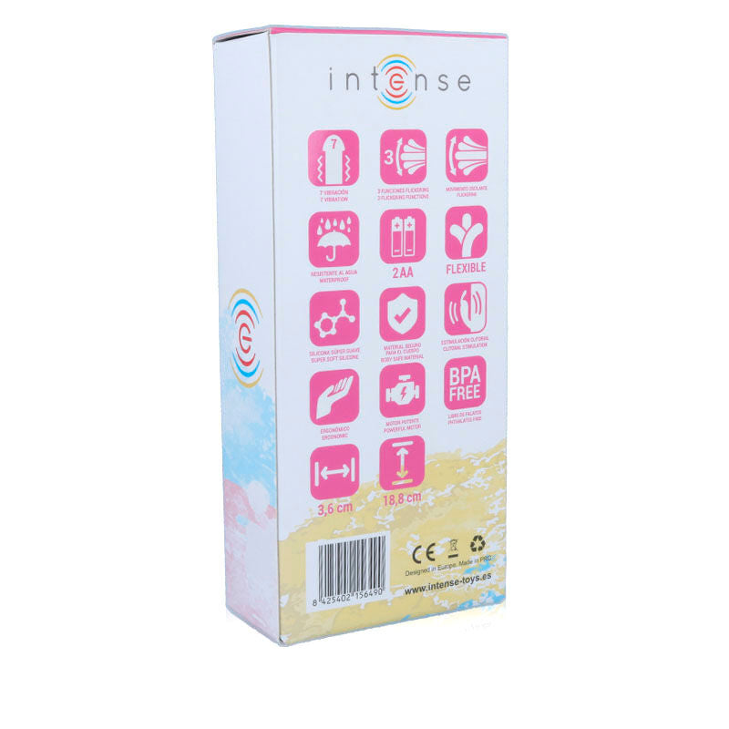 INTENSE - VIBRATEUR OSCILLANT SUSY SILICONE LAPIN ROSE INTENSE FUN