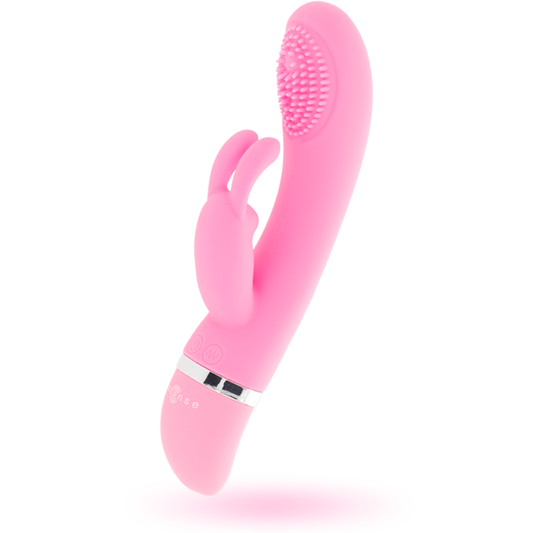 INTENSE - VIBRATEUR OSCILLANT SUSY SILICONE LAPIN ROSE INTENSE FUN