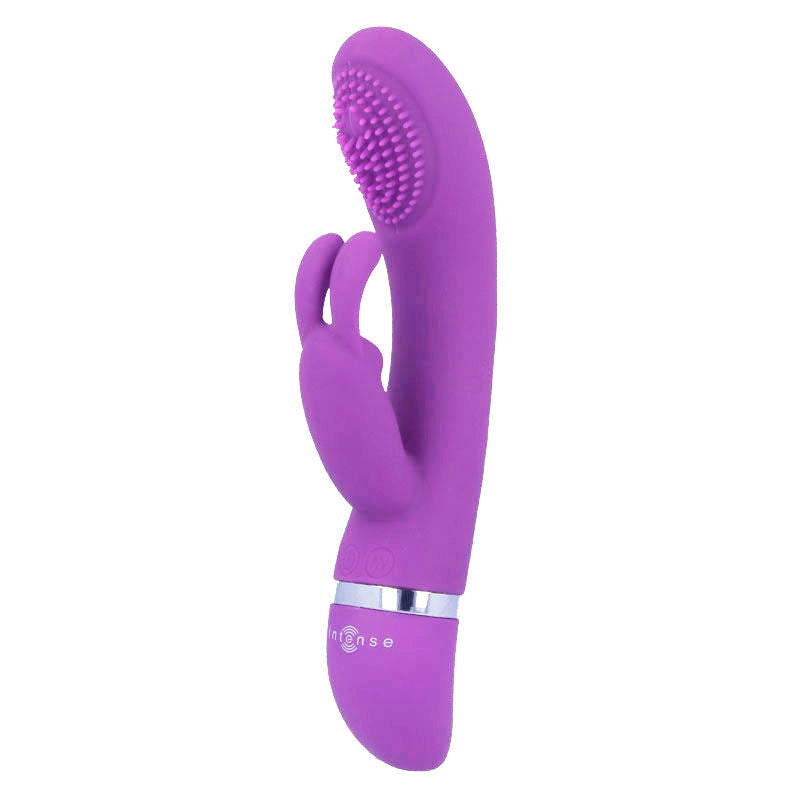 INTENSE - VIBRATEUR OSCILLANT SUSY SILICON RABBIT LILAS INTENSE FUN