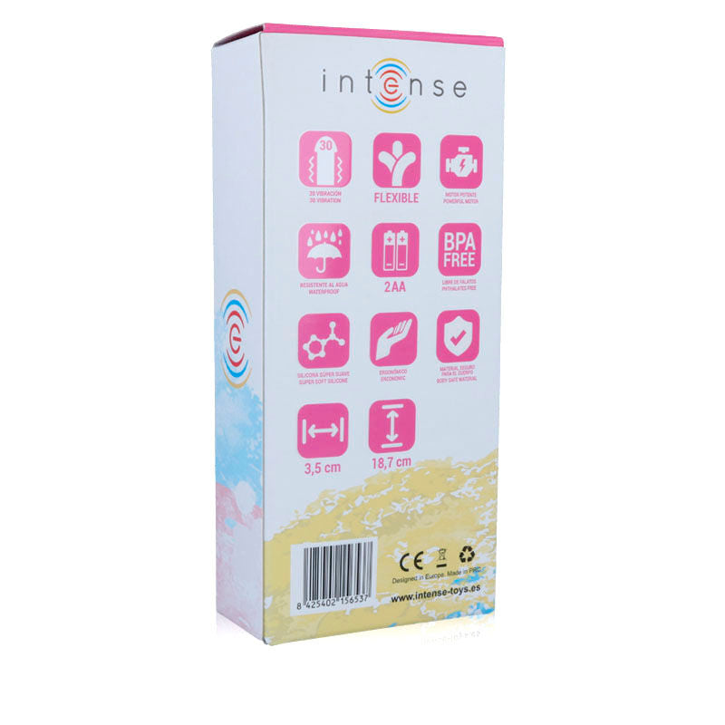 INTENSE - VIBRATEUR LEO SILICONE ROSE LUXE INTENSE FUN