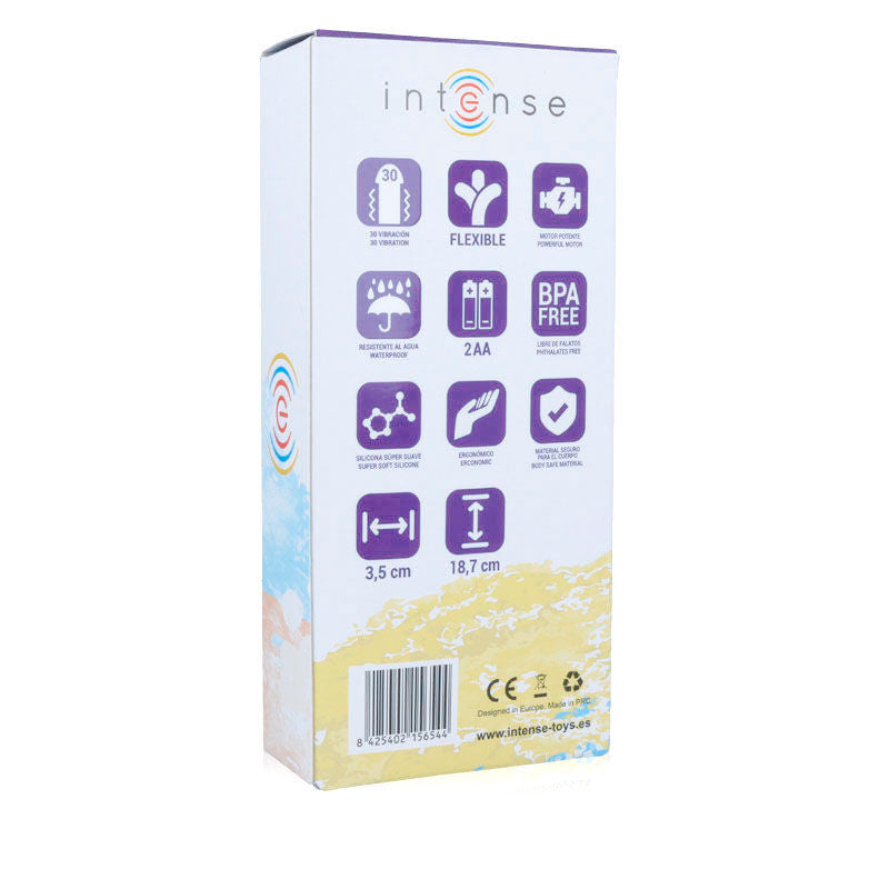 INTENSE - VIBRATEUR LEO LILAS SILICONE LUXE INTENSE FUN