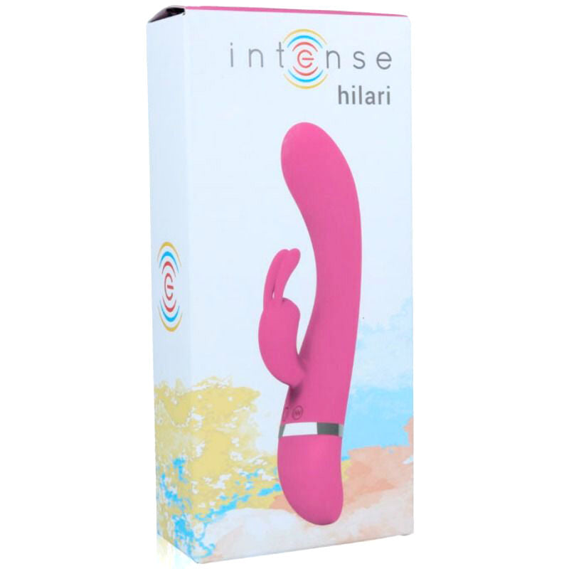 INTENSE - VIBRATEUR DE LUXE EN SILICONE ROSE HILARI INTENSE FUN