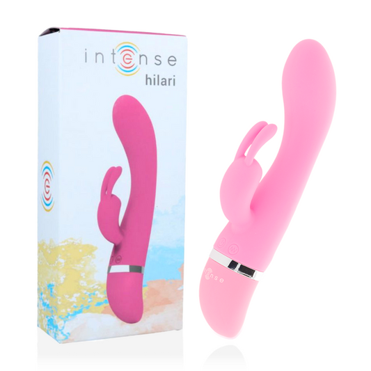 INTENSE - VIBRATEUR DE LUXE EN SILICONE ROSE HILARI INTENSE FUN