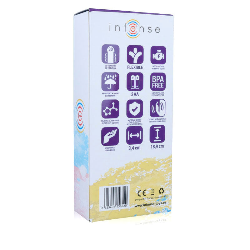 INTENSE - VIBRATEUR HILARI LILAS SILICONE LUXE INTENSE FUN