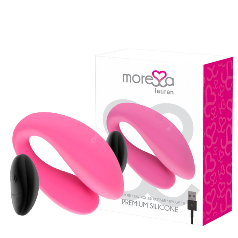 MORESSA - STIMULATEUR  TÉLÉCOMMANDE LAUREN POUR COUPLES MORESSA