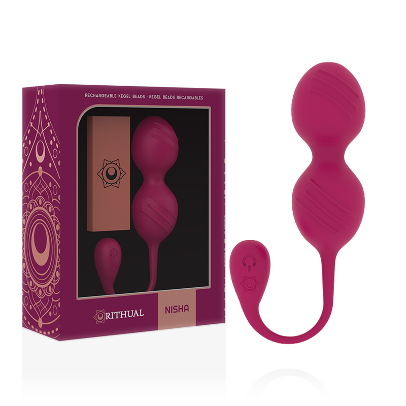 RITHUAL - BALLES DE KEGEL VIBRANTES RECHARGEABLES NISHA ORCHIDÉE RITHUAL