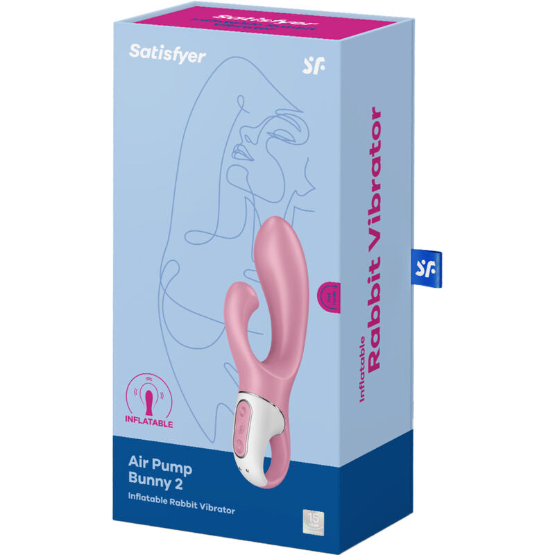 SATISFYER - POMPE  AIR BUNNY 2 ROSE SATISFYER VIBRATOR