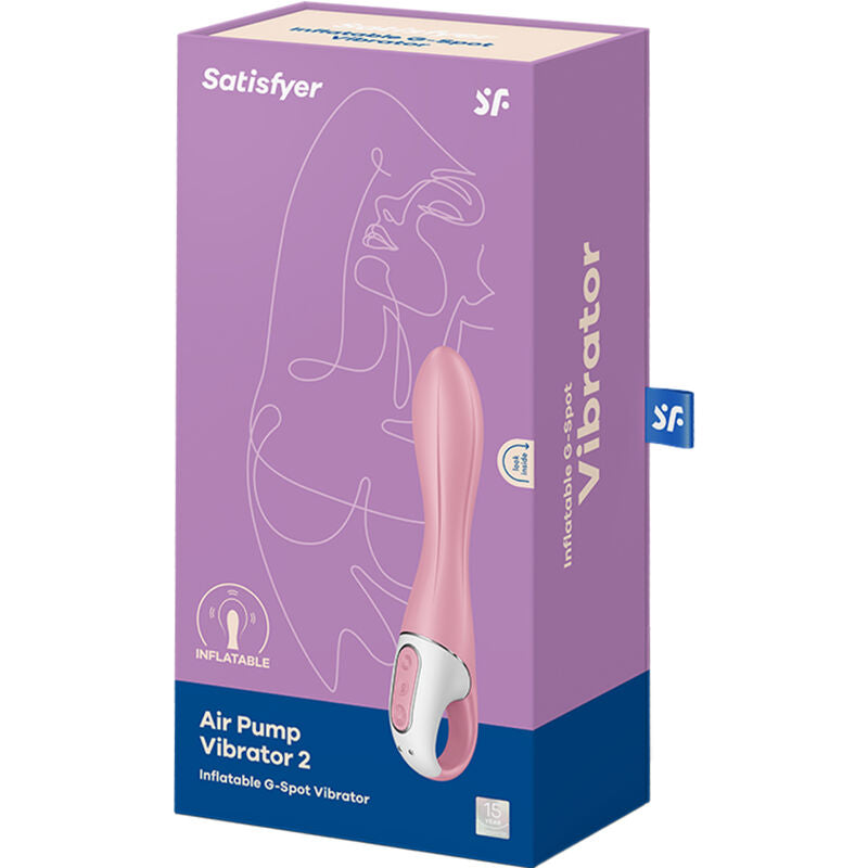 SATISFYER - VIBRATEUR POMPE A AIR 2 ROSE SATISFYER VIBRATOR