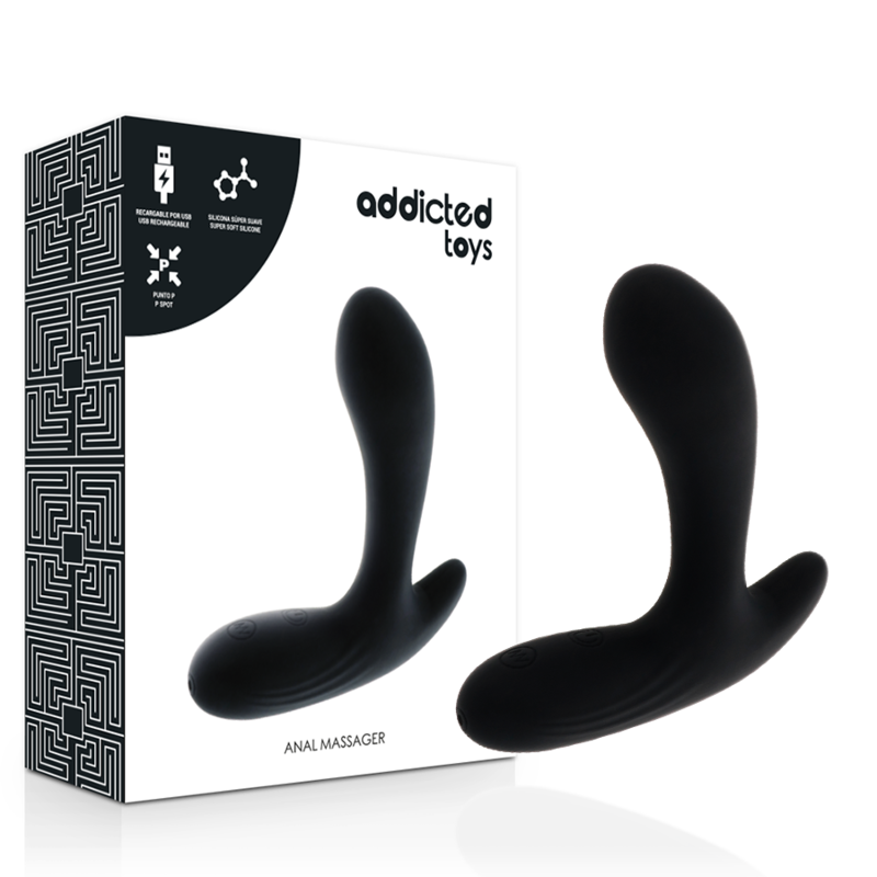 ADDICTED TOYS - MASSEUR ANAL VIBRATION NOIRE ADDICTED TOYS