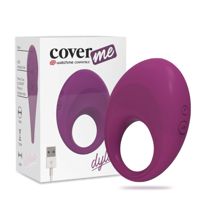 COVERME - BAGUE RECHARGEABLE DYLAN COMPATIBLE AVEC LA TECHNOLOGIE SANS FIL WATCHME COVERME