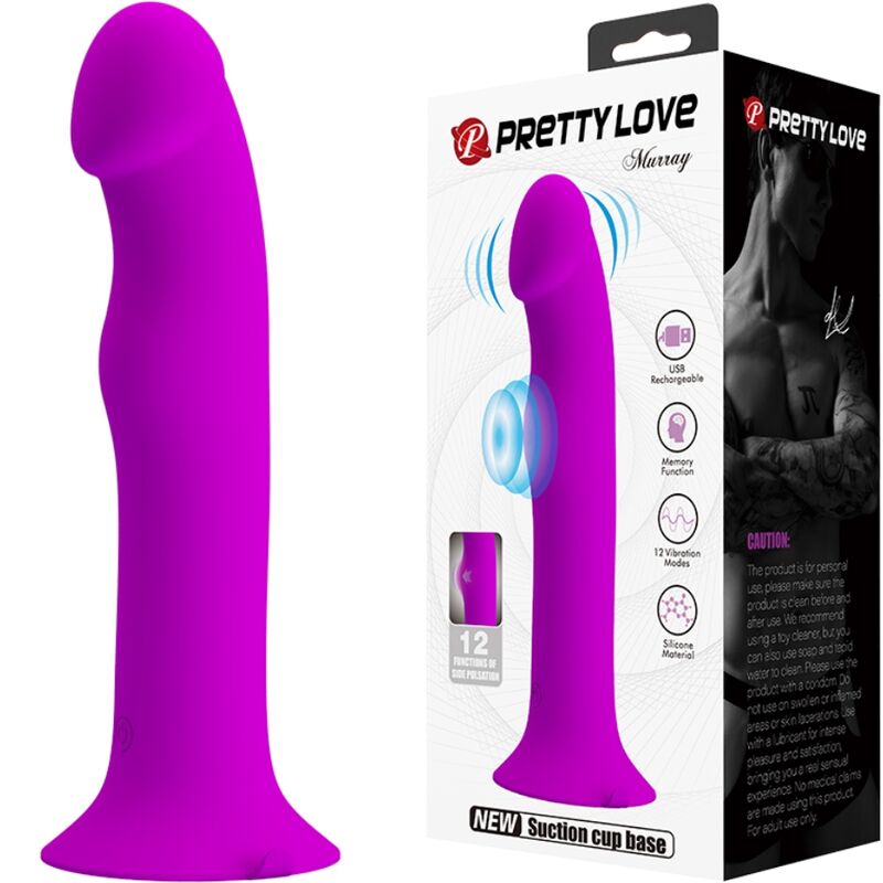 PRETTY LOVE - VIBRATEUR MURRAY ET STIMULATEUR DE POINT G VIOLET PRETTY LOVE FLIRTATION
