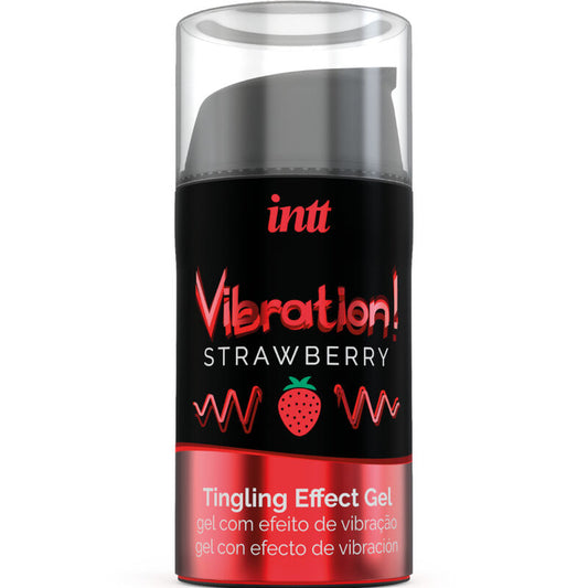INTT - PUISSANT STIMULANT INTIME GEL VIBRANT LIQUIDE FRAISE 15 ML INTT UNISEX AROUSAL GEL