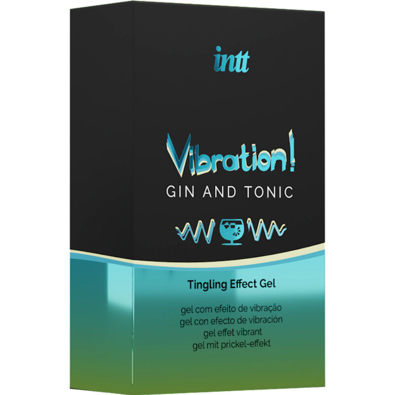 INTT - GEL VIBRATEUR LIQUIDE PUISSANT STIMULANT INTIME GIN & TONIC 15ML INTT UNISEX AROUSAL GEL
