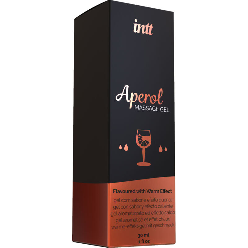 INTT MASSAGE & ORAL SEX - GEL DE MASSAGE APEROL EFFET CHALEUR INTENSE INTT MASSAGE & ORAL SEX