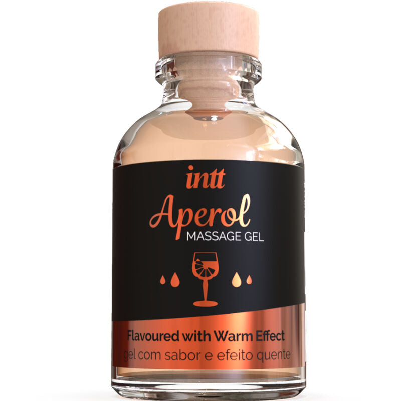 INTT MASSAGE & ORAL SEX - GEL DE MASSAGE APEROL EFFET CHALEUR INTENSE INTT MASSAGE & ORAL SEX