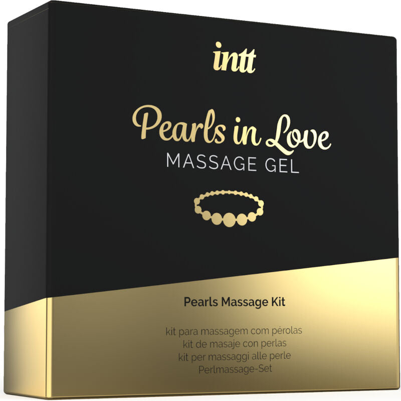 INTT MASSAGE & ORAL SEX - PERLES AMOUREUSES AVEC COLLIER DE PERLES ET GEL DE SILICONE INTT MASSAGE & ORAL SEX