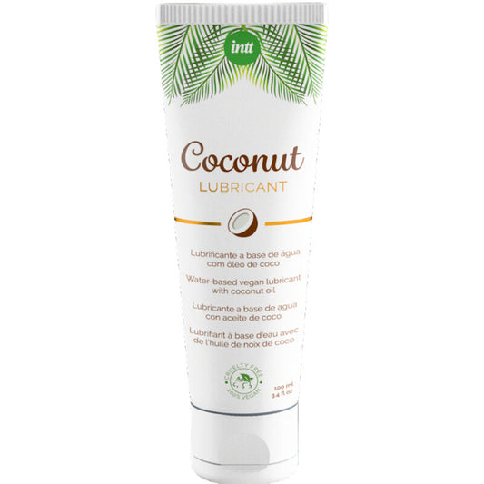 INTT - LUBRIFIANT VÉGÉTALIEN BASE D'EAU AU SAVEUR INTENSE DE NOIX DE COCO INTT VEGAN LINE