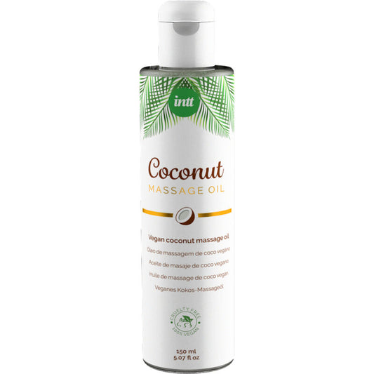 INTT - HUILE DE MASSAGE VÉGÉTALIENNE DOUCE AU SAVEUR RELAXANTE DE NOIX DE COCO INTT VEGAN LINE