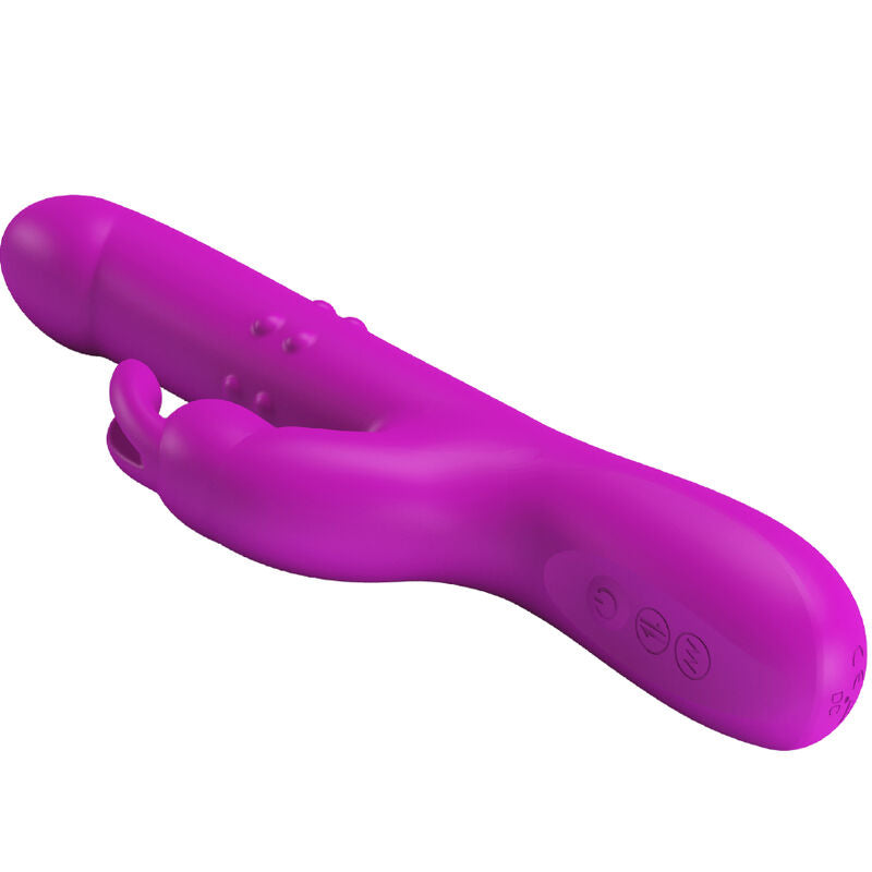PRETTY LOVE - VIBRATEUR REESE AVEC ROTATION VIOLET PRETTY LOVE