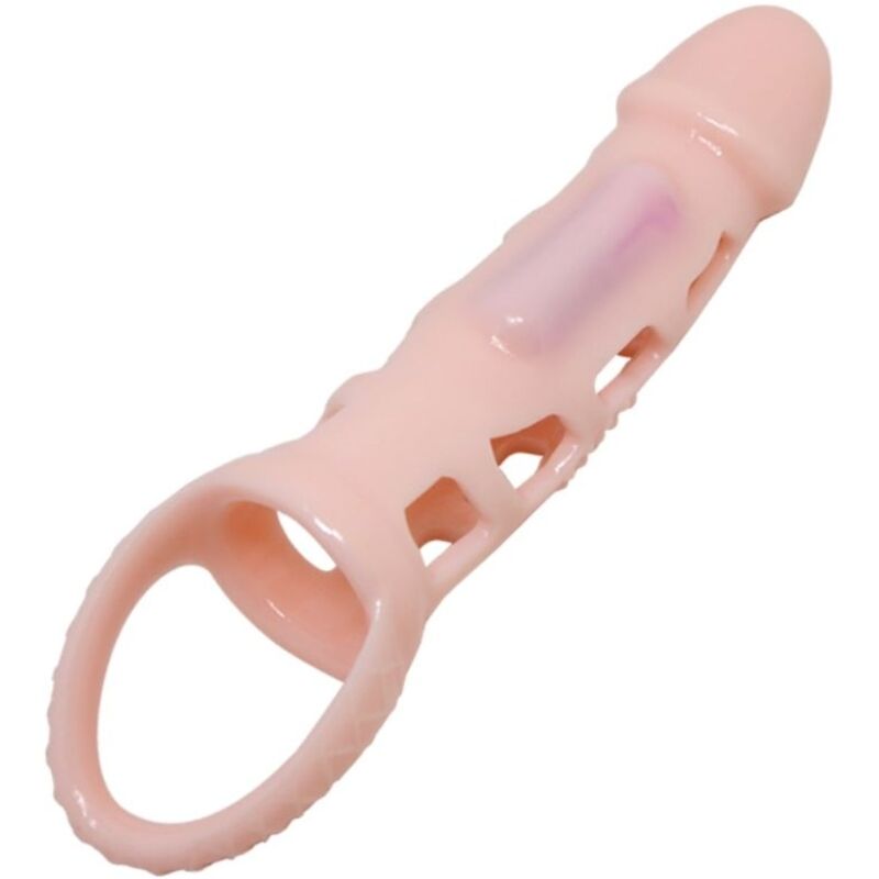PRETTY LOVE - HOUSSE DEXTENSION DE PÉNIS HARRISON AVEC VIBRATION ET SANGLE 13.5 CM PRETTY LOVE MALE