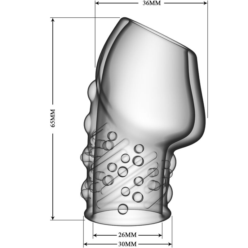 PRETTY LOVE - ÉPAISSISSEUR DE PÉNIS TRANSPARENT MATIAS PRETTY LOVE MALE