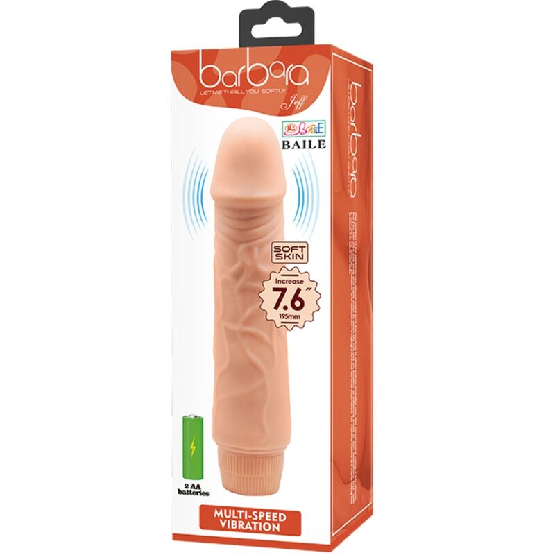 BAILE - VIBRATEUR RÉALISTE BARBARA 20 CM BAILE VIBRATORS