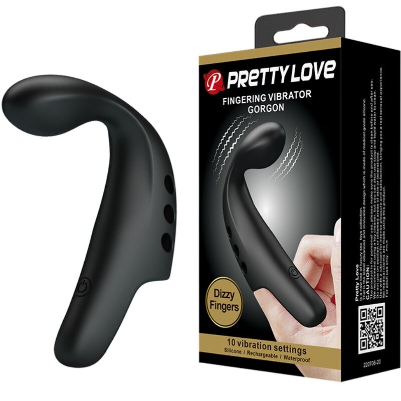 PRETTY LOVE - DÉS VIBRATEUR BLACK GORGON PRETTY LOVE FLIRTATION