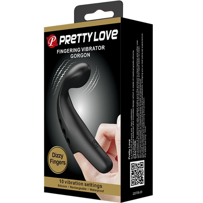 PRETTY LOVE - DÉS VIBRATEUR BLACK GORGON PRETTY LOVE FLIRTATION
