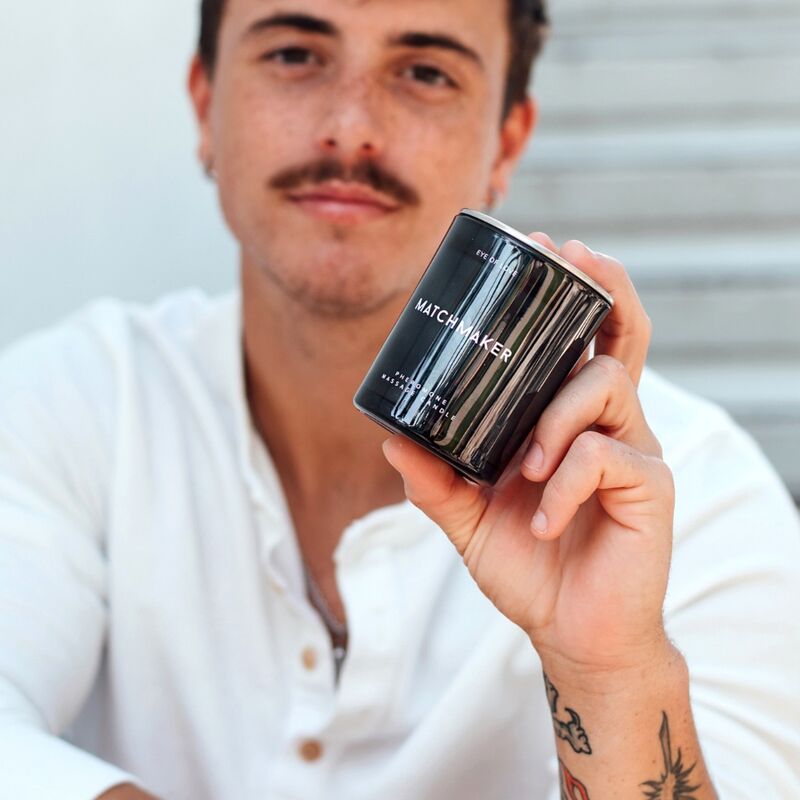 EYE OF LOVE - MATCHMAKER BOUGIE DE MASSAGE DIAMANT NOIR LATTIRER 150 ML EYE OF LOVE