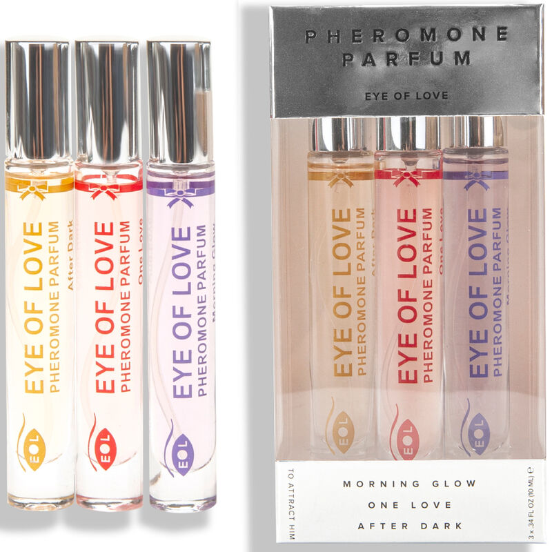 EYE OF LOVE - PARFUM EOL PHR 10 ML SET/3 - MORNING GLOW, ONE LOVE, AFTER DARK EYE OF LOVE