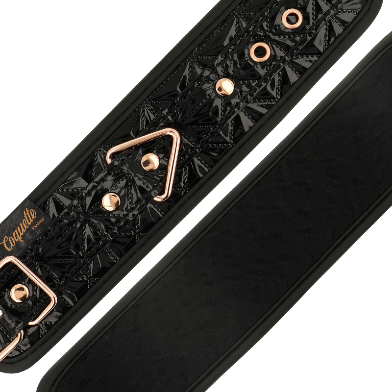 COQUETTE CHIC DESIRE - MENOTTES ÉDITION NOIRE AVEC DOUBLURE EN NÉOPRÈNE COQUETTE FANTASY
