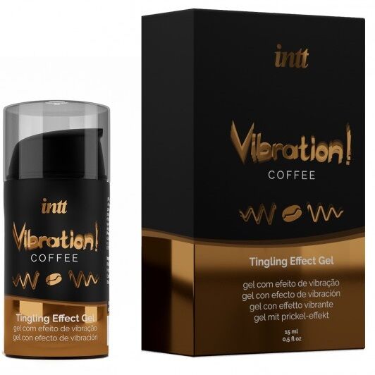 INTT MASSAGE & ORAL SEX - GEL DE MASSAGE SAVEUR CAFÉ EFFET CHAUD INTT MASSAGE & ORAL SEX