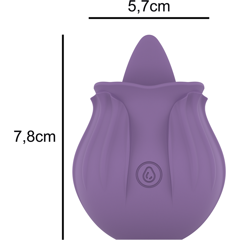 INTENSE - VIOLET CL TORIS STIMULATEUR 10 VIBRATIONS LILAS INTENSE FUN