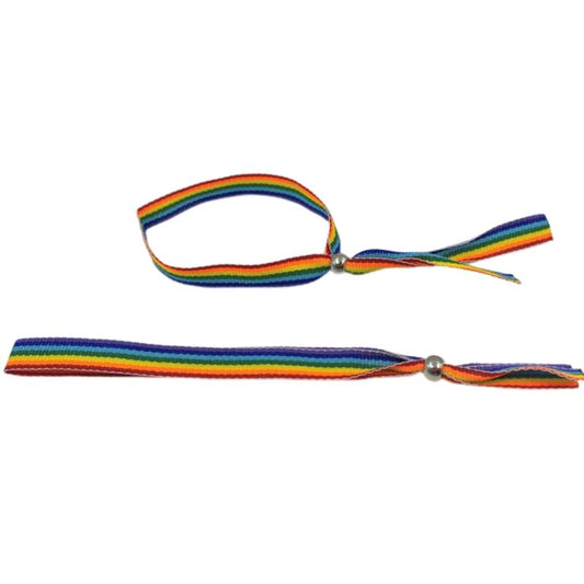 PRIDE - BRACELET BALLE EN ARGENT DRAPEAU LGBT PRIDE