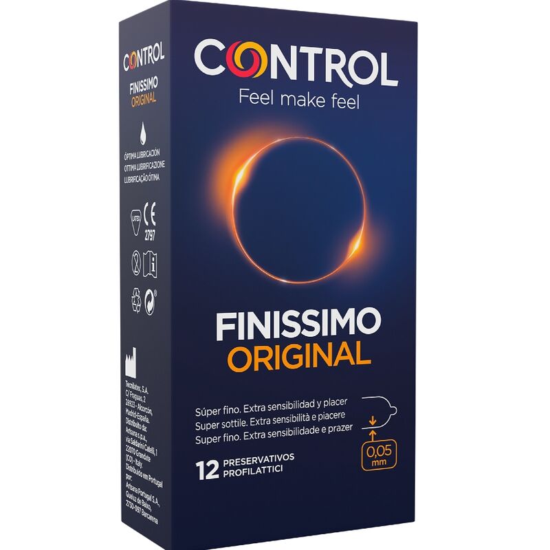 CONTROL - FINISSIMO CONDOMS 12 UNITS CONTROL CONDOMS