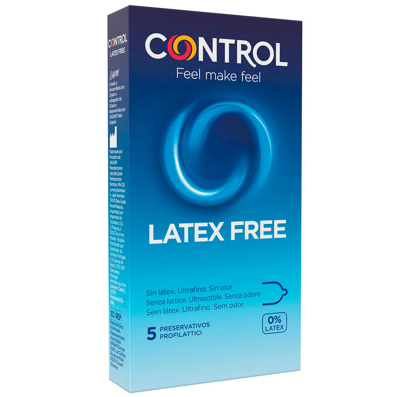 CONTROL - FREE SIN LATEX CONDOMS 5 UNITS CONTROL CONDOMS