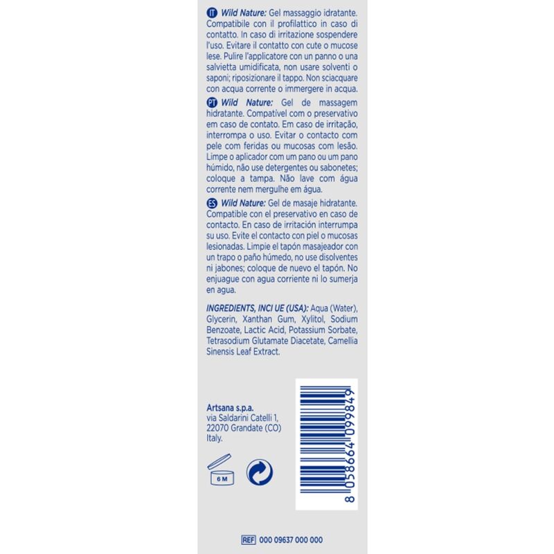 CONTROL - GEL DE MASSAGE NATURE SAUVAGE 3 EN 1 200 ML CONTROL LUBES