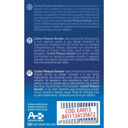 CONTROL - ANNEAU VIBRATEUR PLEASURE BOOSTER CONTROL TOYS