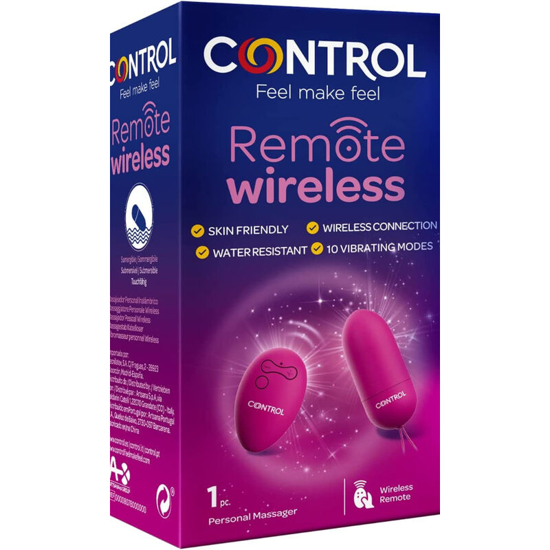 CONTROL - TÉLÉCOMMANDE SANS FIL DU MASSEUR PERSONNEL CONTROL TOYS