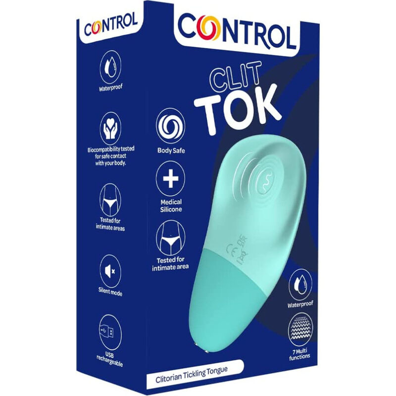 CONTROL - LANGUE STIMULATEUR DE CLITORIS RECHARGEABLE CLIT TOK CONTROL TOYS