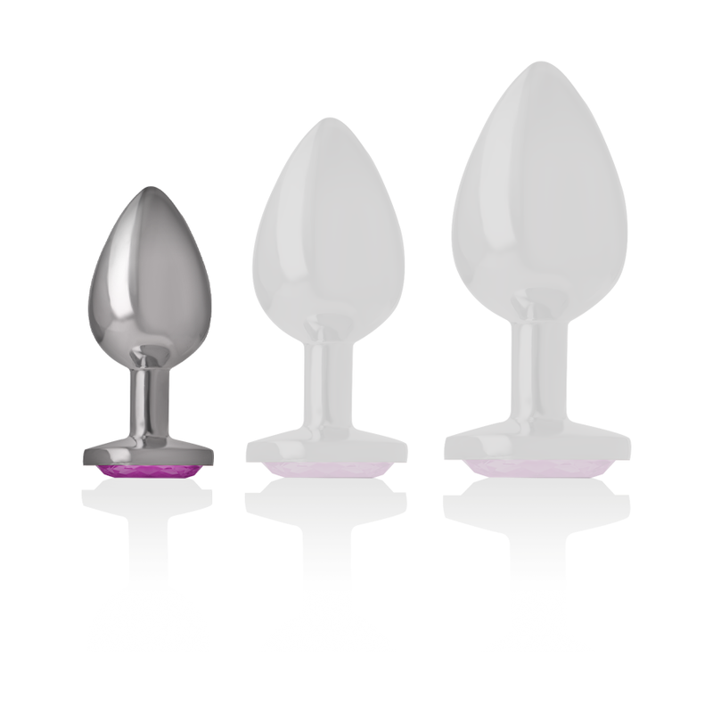 INTENSE - PLUG ANAL EN MÉTAL ALUMINIUM COEUR ROSE TAILLE S INTENSE ANAL TOYS