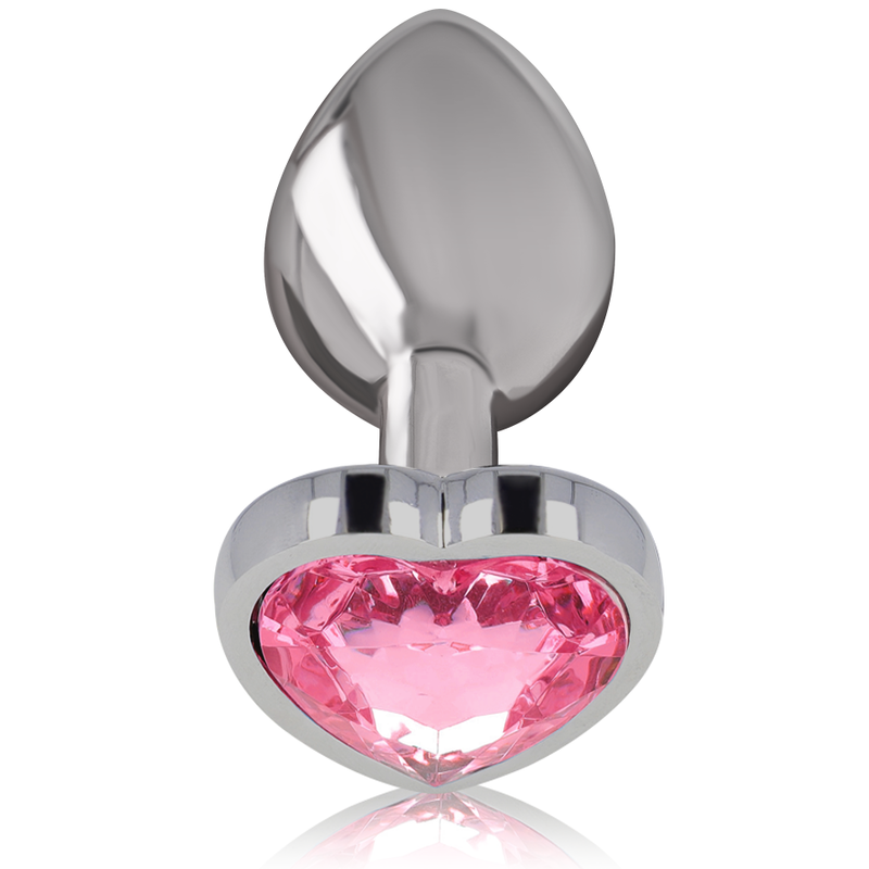 INTENSE - PLUG ANAL EN MÉTAL ALUMINIUM COEUR ROSE TAILLE S INTENSE ANAL TOYS