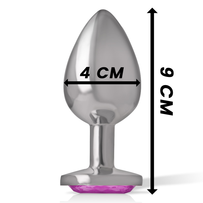 INTENSE - PLUG ANAL EN MÉTAL ALUMINIUM COEUR ROSE TAILLE L INTENSE ANAL TOYS