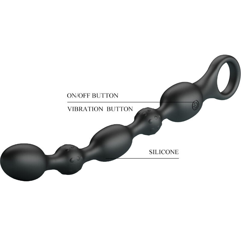 PRETTY LOVE - BALLES ANAL VAN 10 VIBRATIONS RECHARGEABLES EN SILICONE PRETTY LOVE