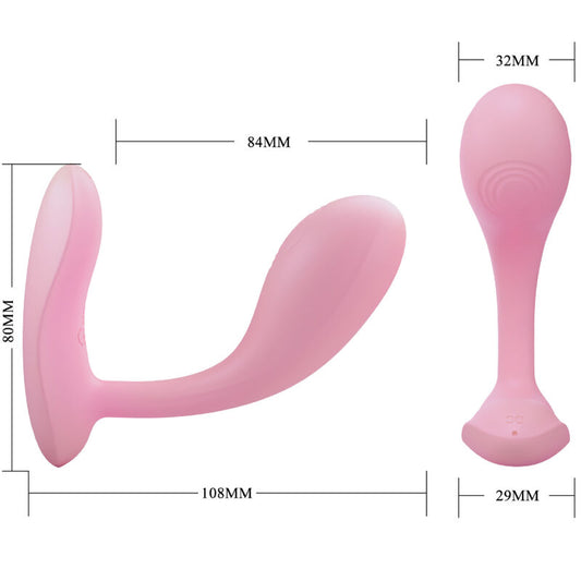 PRETTY LOVE - BAIRD APPLICATION G-SPOT 12 VIBRATIONS RECHARGEABLE ROSE PRETTY LOVE FLIRTATION